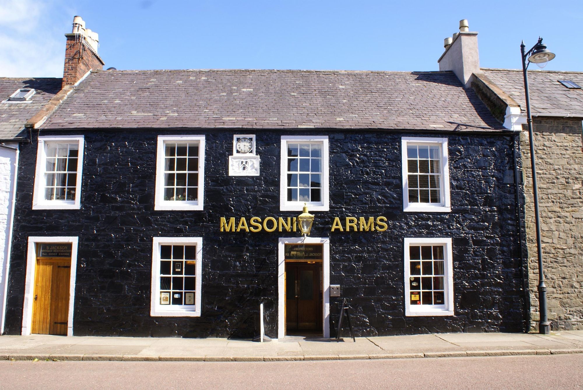 Masonic Arms, Kirkcudbright. (Pub, External, Key). Published on 06-12-2016