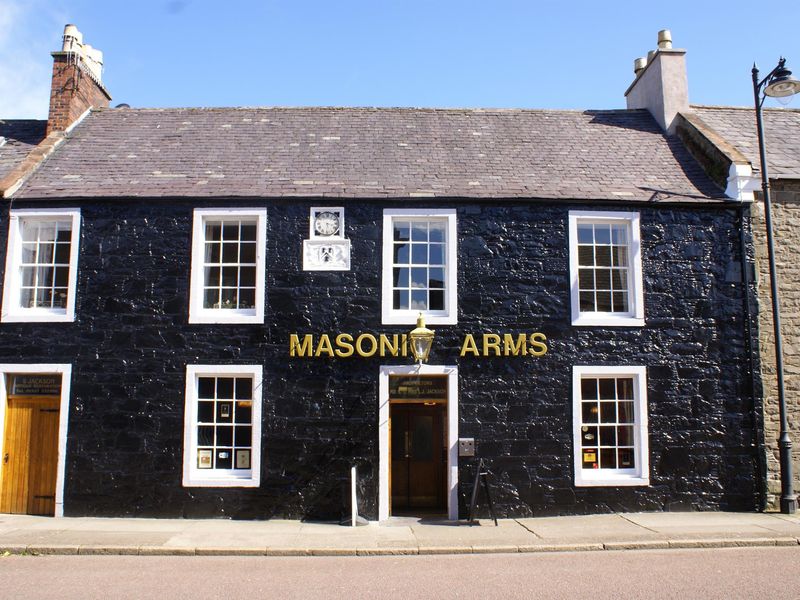 Masonic Arms, Kirkcudbright. (Pub, External, Key). Published on 06-12-2016