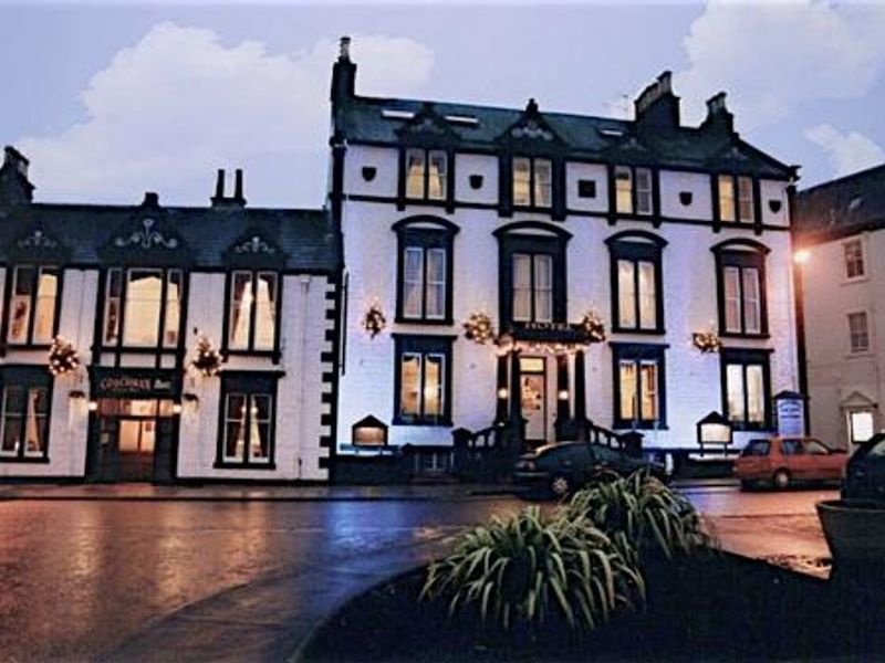 Coachman Bar on left, Buccleuch Arms Hotel centre/right. (Pub, External). Published on 30-11-2012
