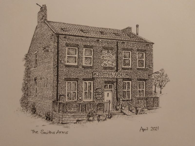 Drawing by Adele Shallow. (Pub, External, Key). Published on 07-05-2021