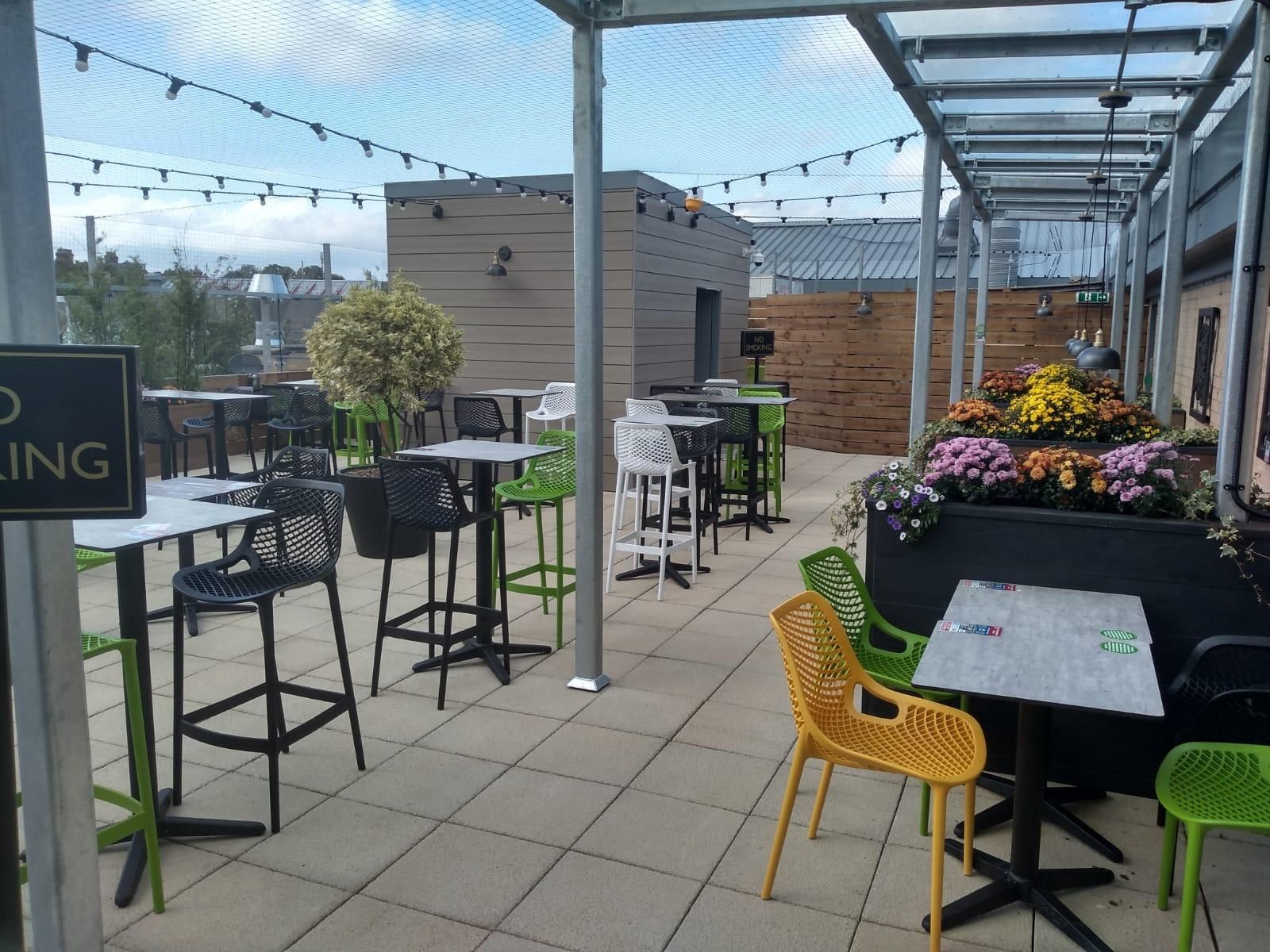 Roof terrace. (Pub, External, Garden). Published on 27-09-2020