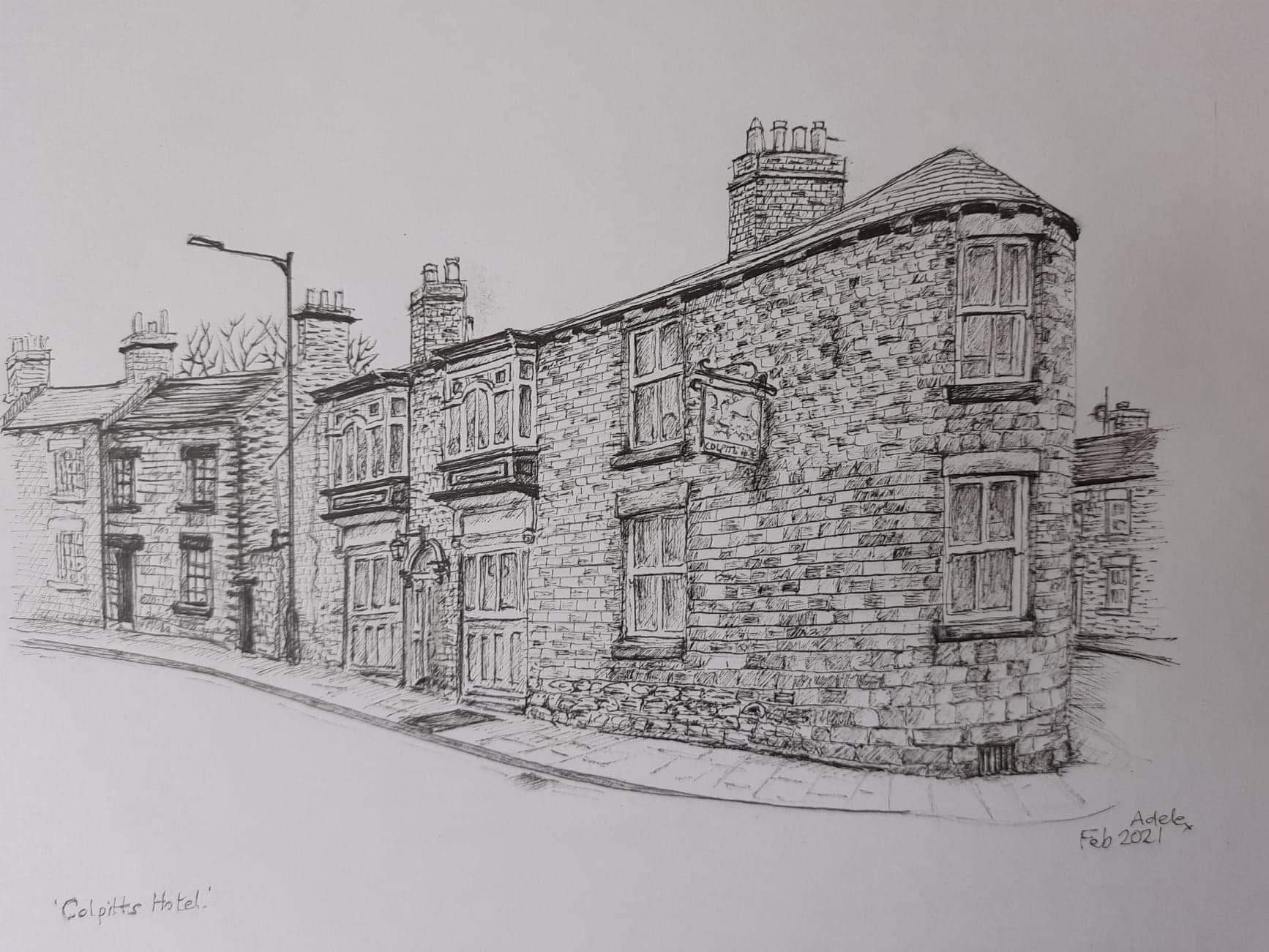 Drawing by Adele Shallow. (Pub, External). Published on 01-05-2021