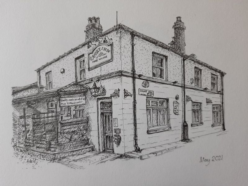 Drawing by Adele Shallow. (Pub, External, Key). Published on 25-05-2021