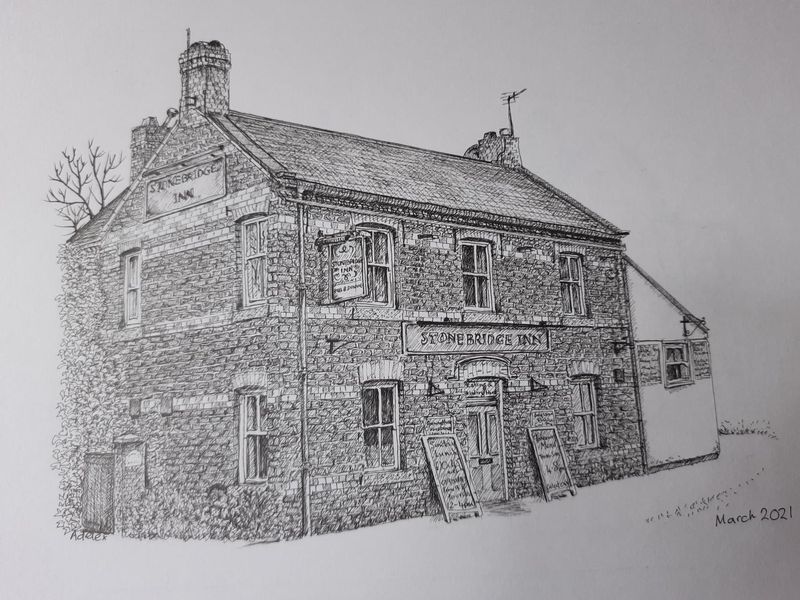 Drawing by Adele Shallow. (Pub, External). Published on 07-05-2021