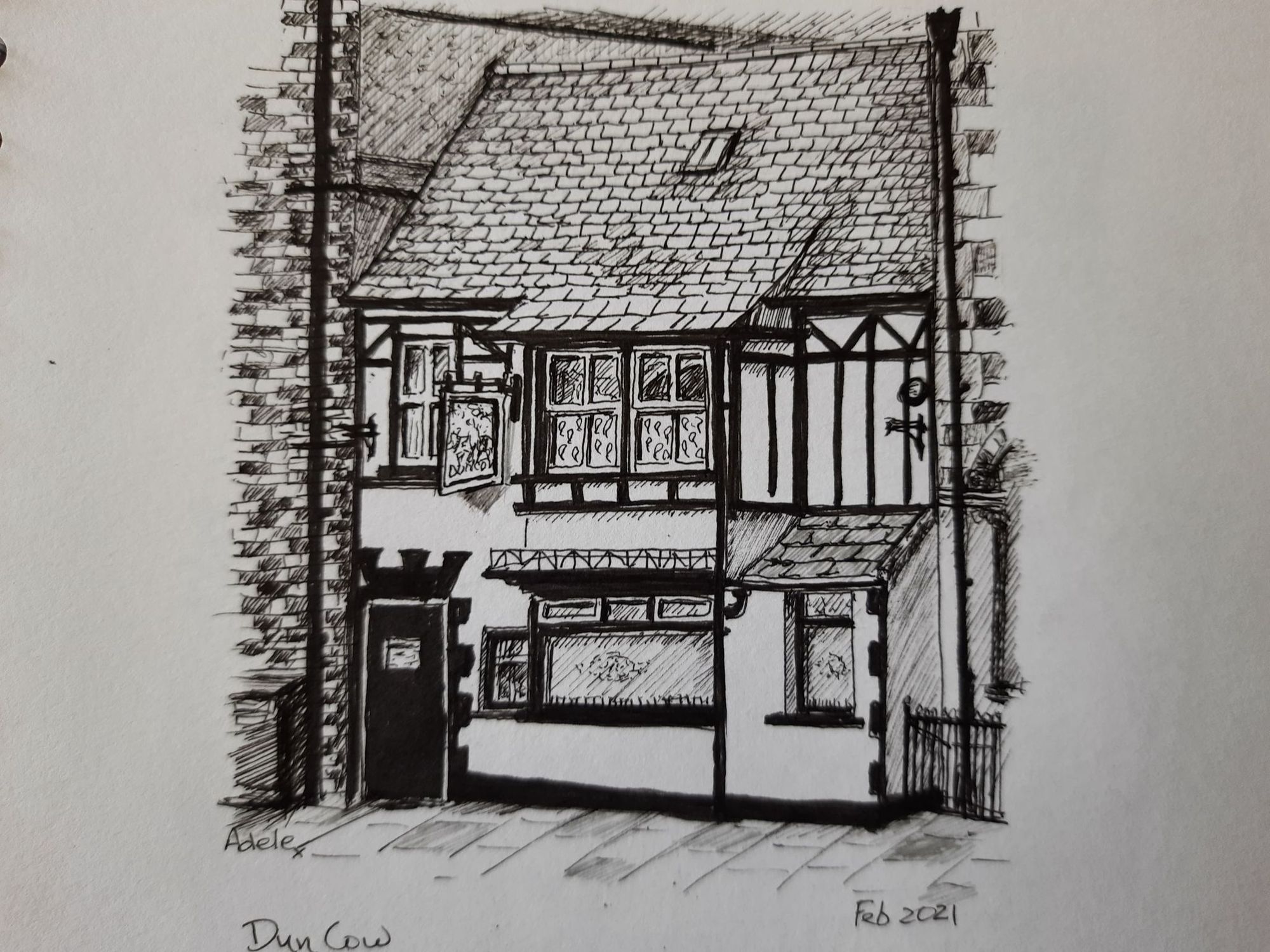 Drawing by Adele Shallow. (Pub, External). Published on 12-05-2021