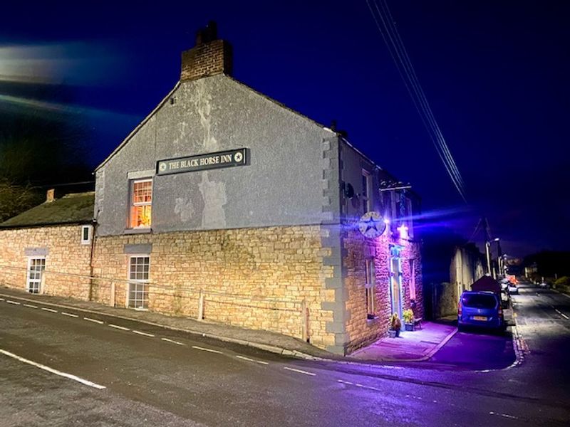 Night at Black Horse. (Pub, External). Published on 16-03-2025 