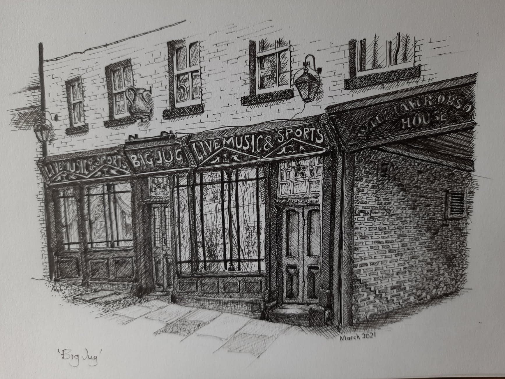 Drawing by Adele Shallow. (Pub, External). Published on 03-05-2021