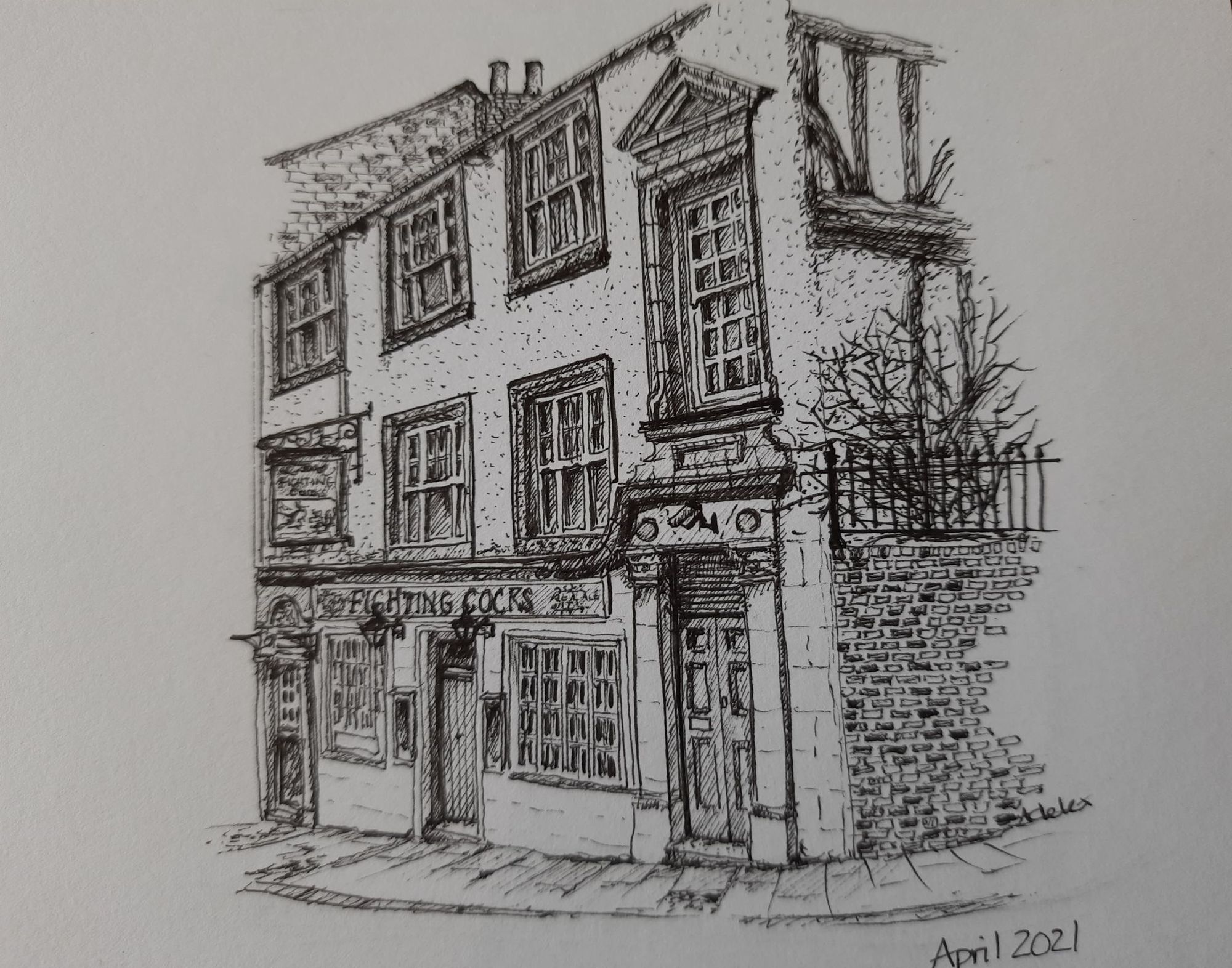 Drawing by Adele Shallow. (Pub, External). Published on 12-05-2021