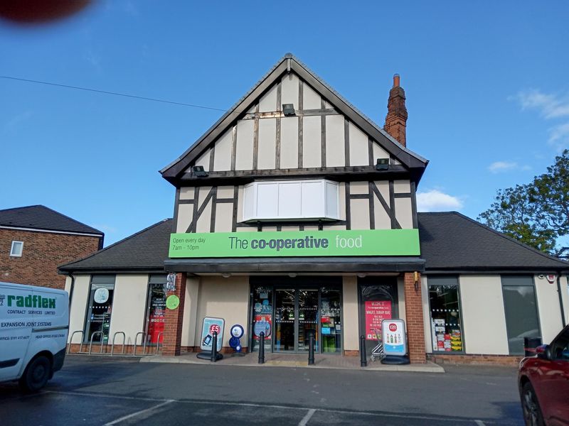 Co op FirTree from front. (Pub, External). Published on 01-10-2021