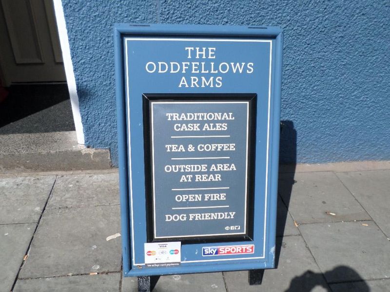 Oddfellows facilities. (Pub, Sign). Published on 04-05-2019