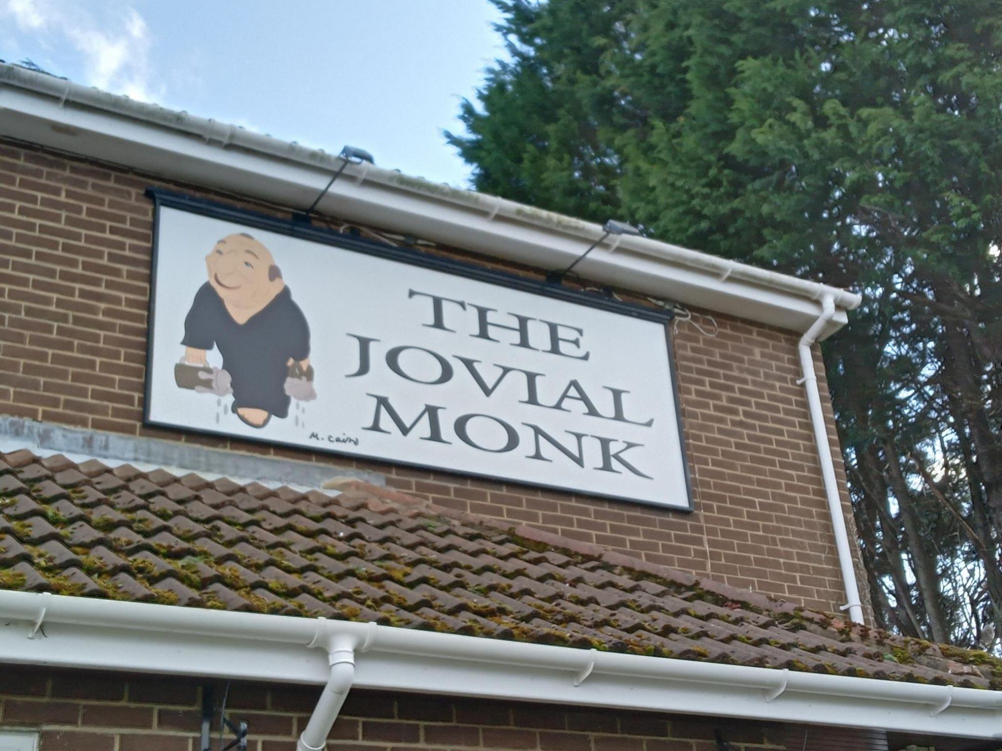 New jovial sign. (Pub, External, Sign). Published on 22-03-2022
