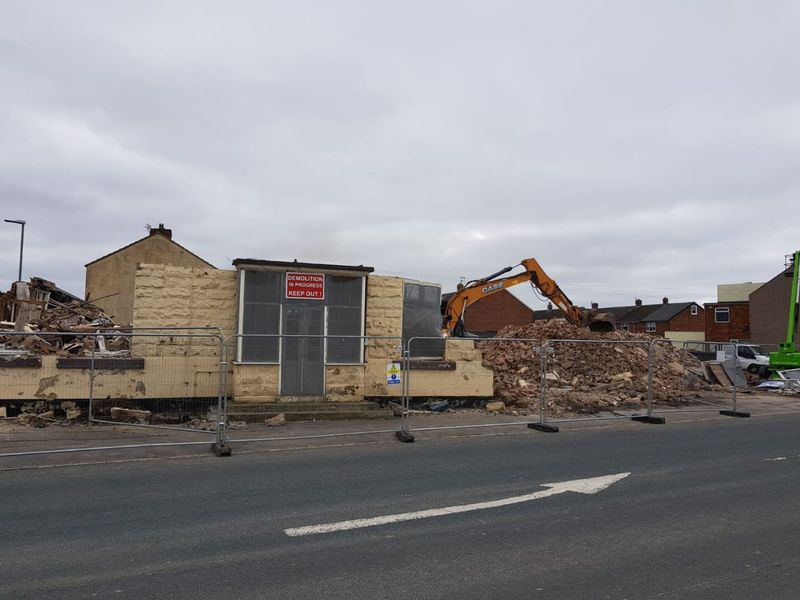 Demolition aftermath. (Pub, External). Published on 03-04-2021