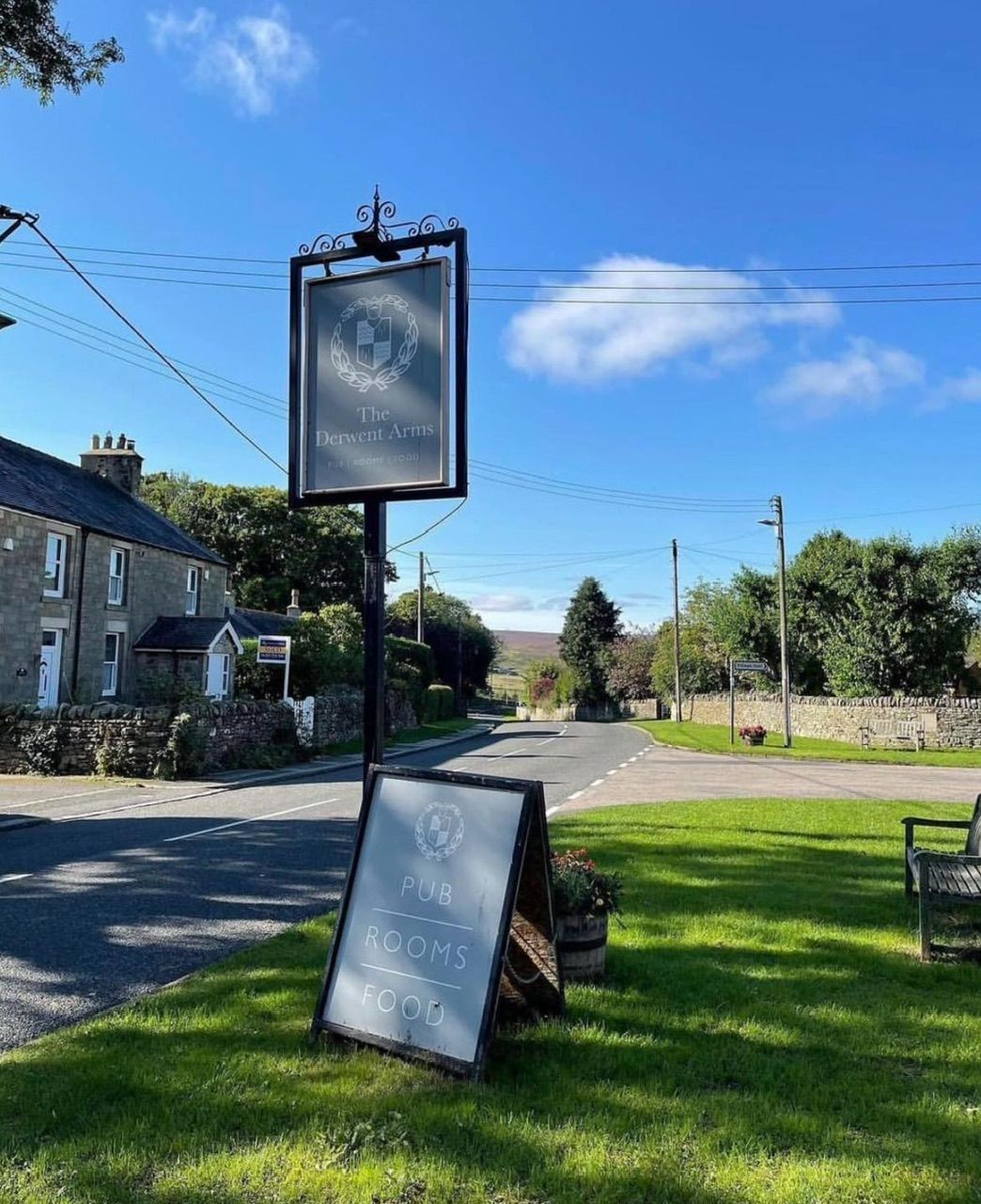 Derwent Arms sign. (Pub, External, Sign). Published on 01-09-2924