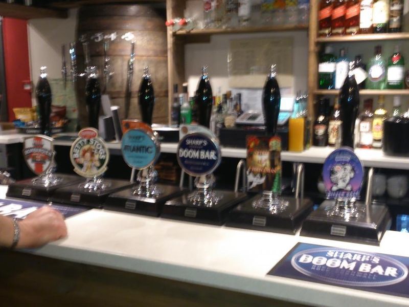 Brewery Tap handpumps. (Pub, Bar). Published on 01-01-1970