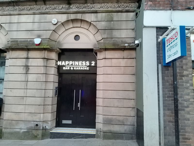 Happiness Karaoke bar. (Pub, External, Sign). Published on 17-10-2924