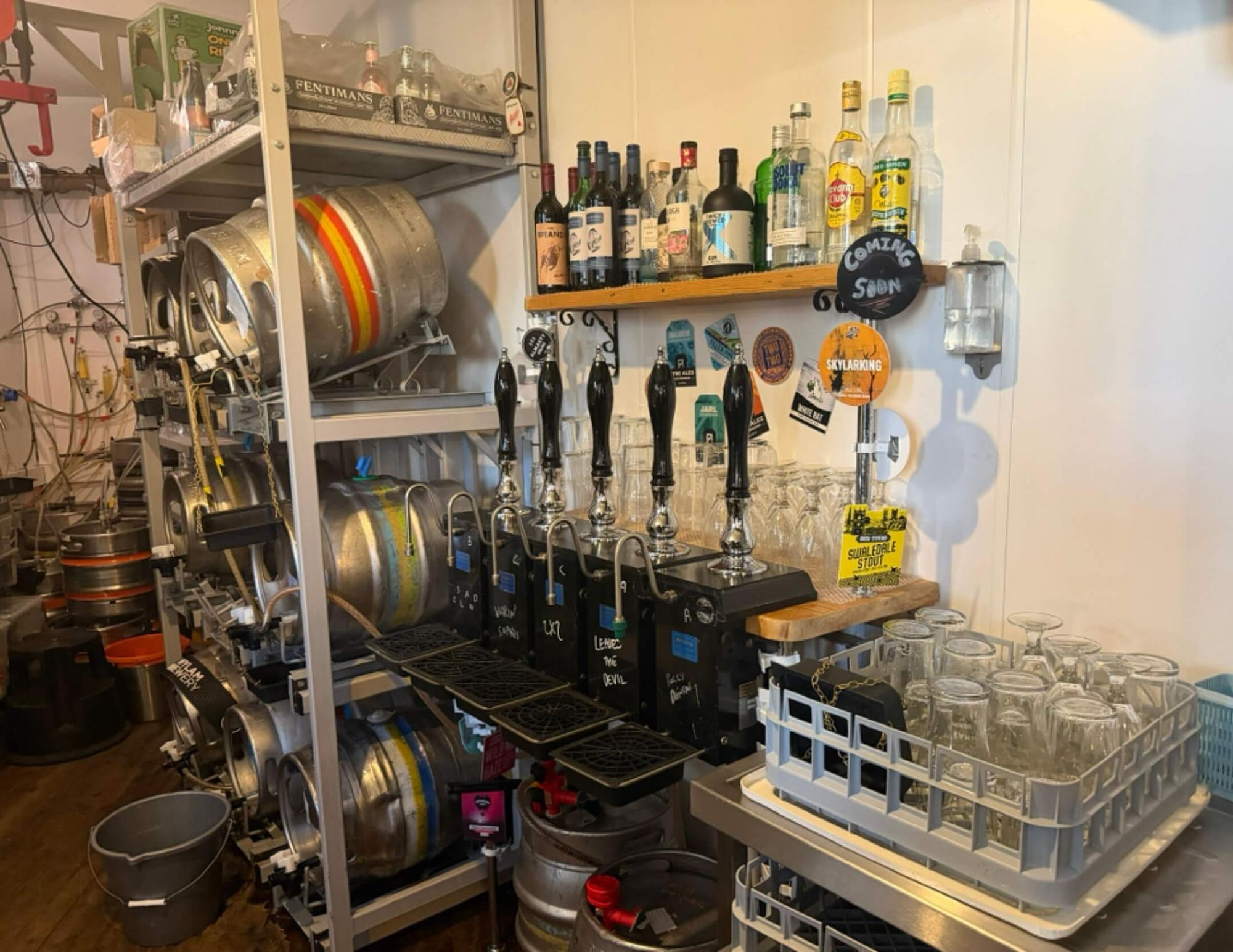 Behind scenes servery. (Pub, Bar). Published on 18-04-2026