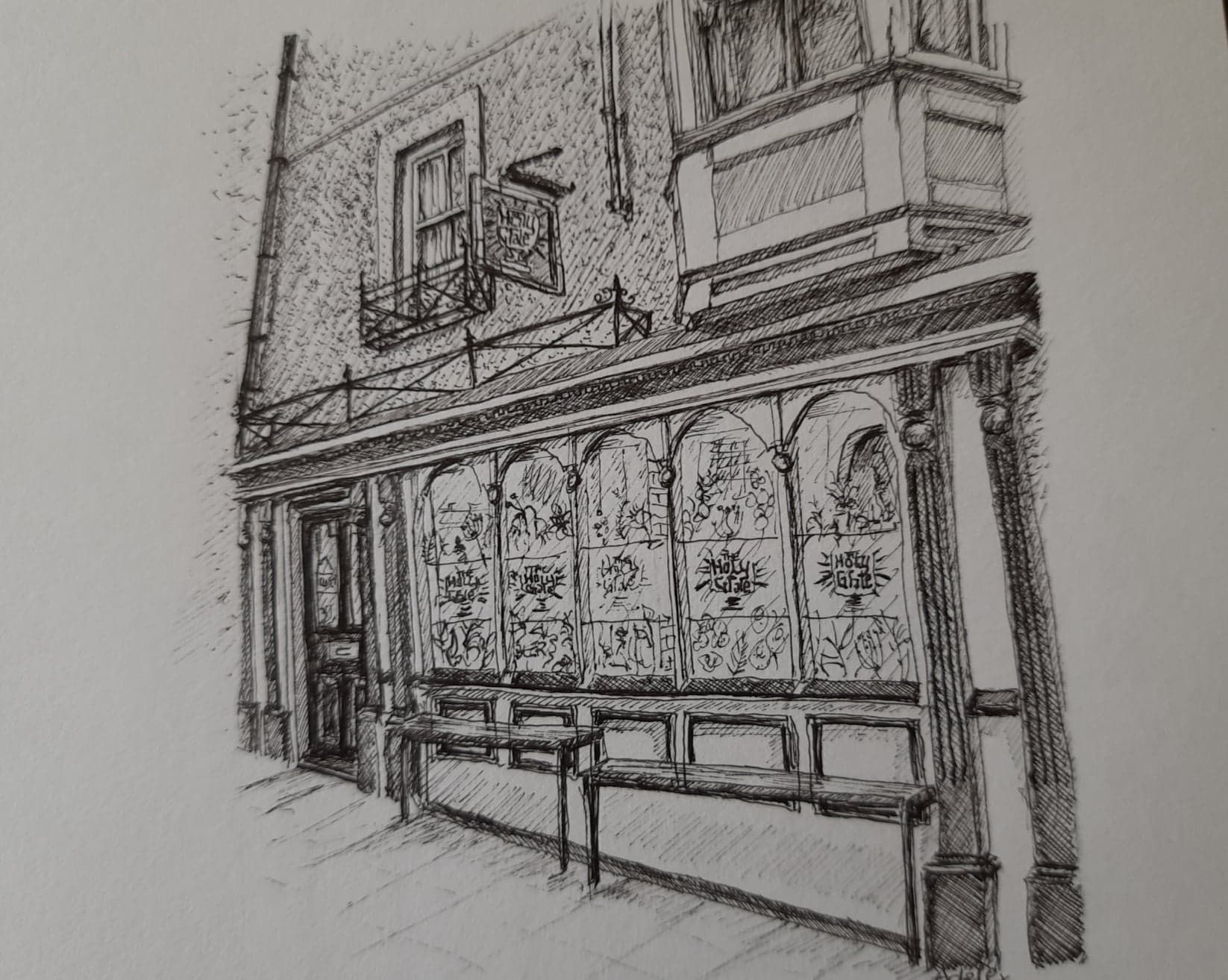 Adele Shallow drawing. (Pub, External). Published on 25-05-2021