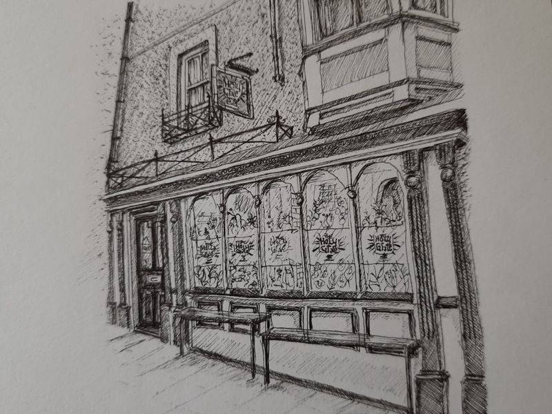 Adele Shallow drawing. (Pub, External). Published on 25-05-2021