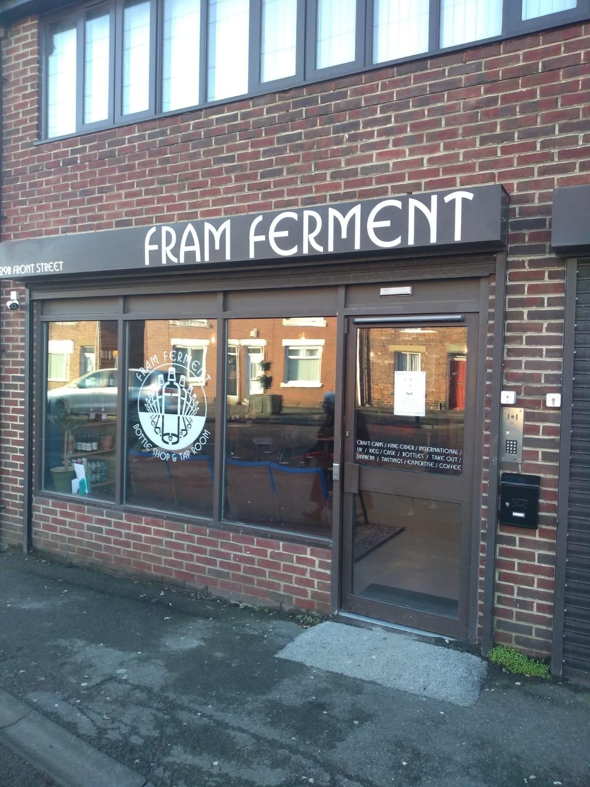 Fram Ferment frontage. (Pub, External). Published on 01-12-2019