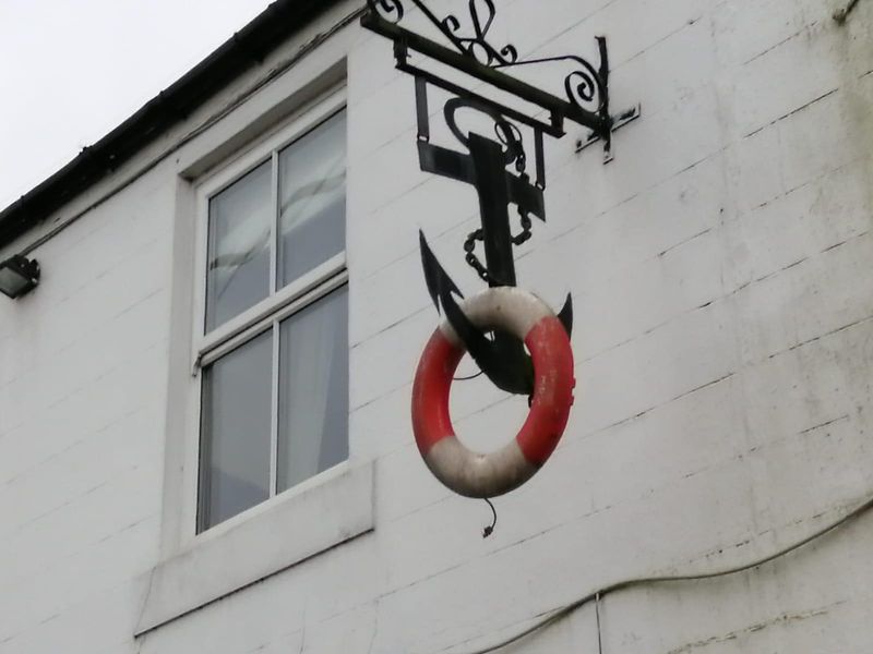 Anchor  sign. (Pub, External, Sign). Published on 16-01-2020