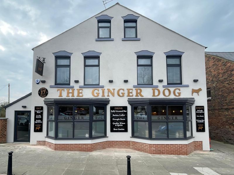 Ginger dog frontage. (Pub, External, Key). Published on 05-05-2023 