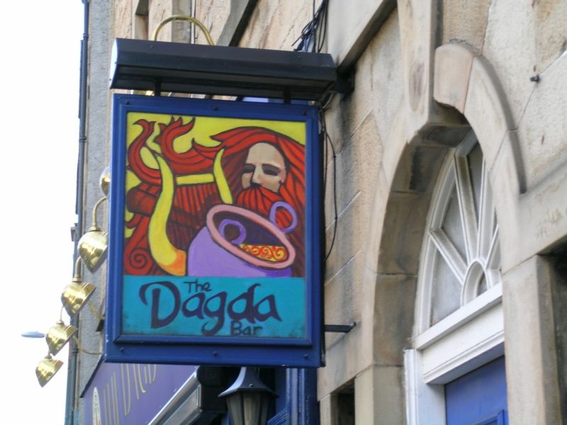 Sign for Dagda Bar. (Pub, Sign). Published on 07-11-2013