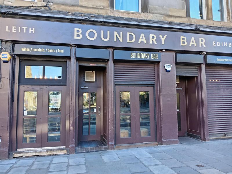 Boundary Bar, Edinburgh (Photo: Will Larter - 10/10/2025). (Pub, External, Key). Published on 12-08-2026