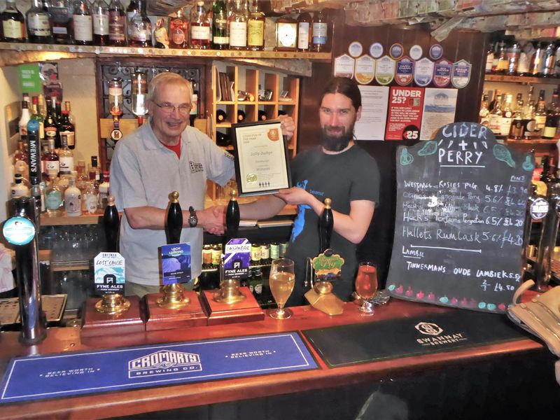 Cider Pub of the Year 2019  (and other years as well). (Pub, Bar, Award). Published on 29-07-2019