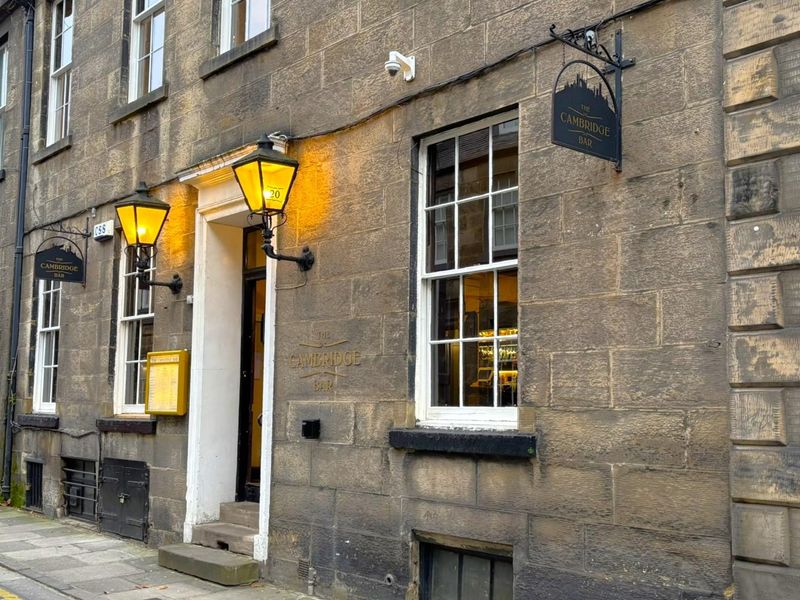 Cambridge Bar, Edinburgh (Photo: Dave Haddon - 21/11/2025). (Pub, External, Key). Published on 15-08-2026