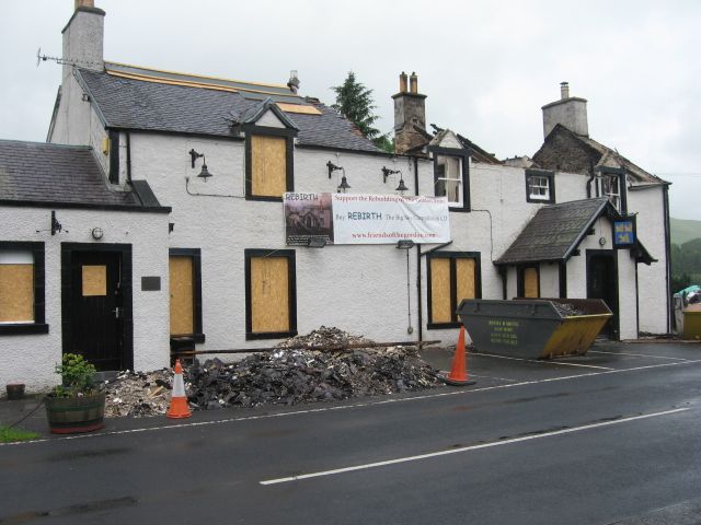 A fire in 2015 caused major damage to the building. (Pub, External). Published on 04-11-2015