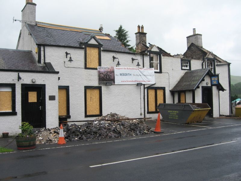 A fire in 2015 caused major damage to the building. (Pub, External). Published on 04-11-2015