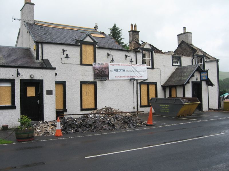 A fire in 2015 caused major damage to the building. (Pub, External). Published on 04-11-2015 