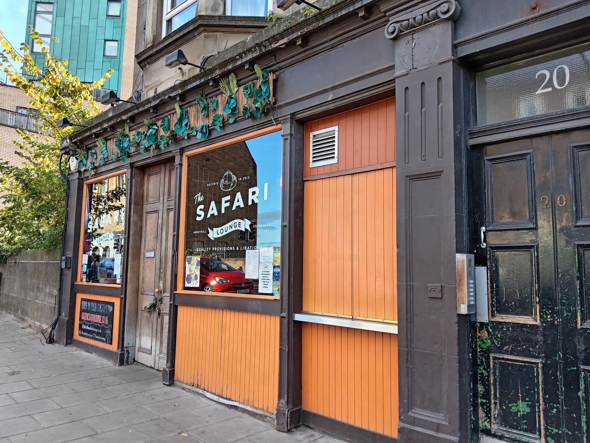 Safari Lounge, Edinburgh (Photo: Will Larter - 10/10/2025). (Pub, External). Published on 12-08-2026