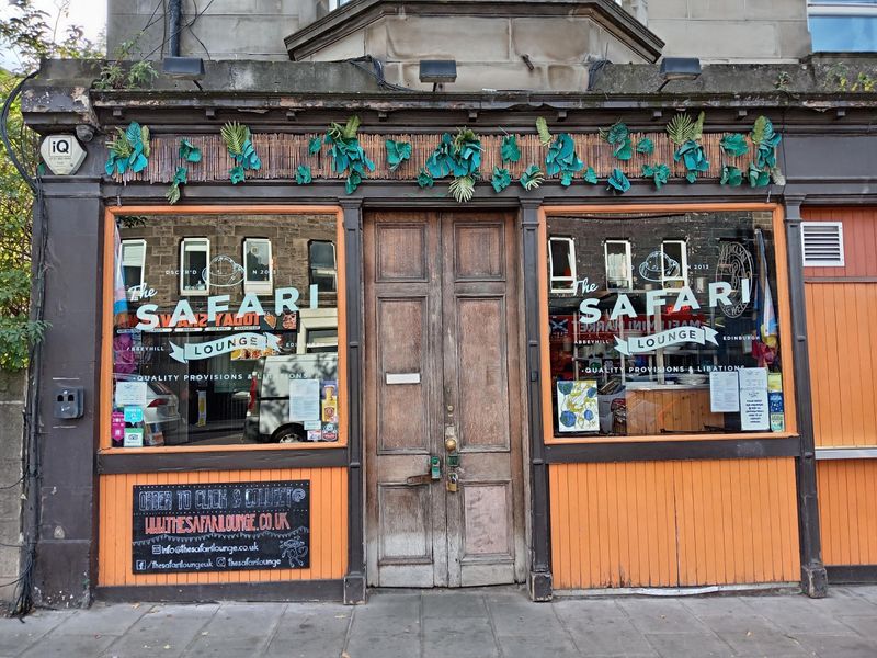 Safari Lounge, Edinburgh (Photo: Will Larter - 10/10/2025). (Pub, External, Key). Published on 12-08-2026