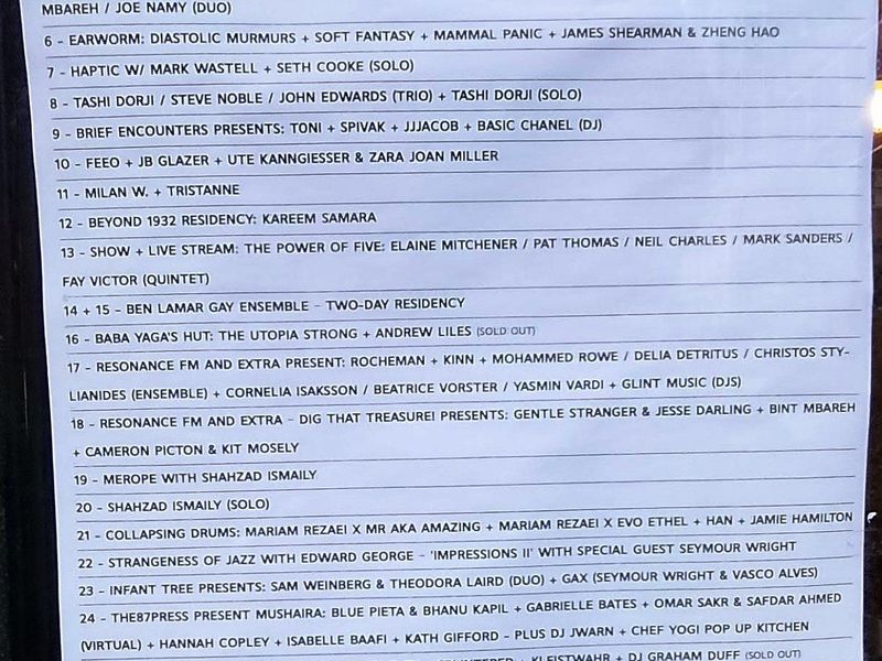 Events list October 2025. Published on 29-10-2025 