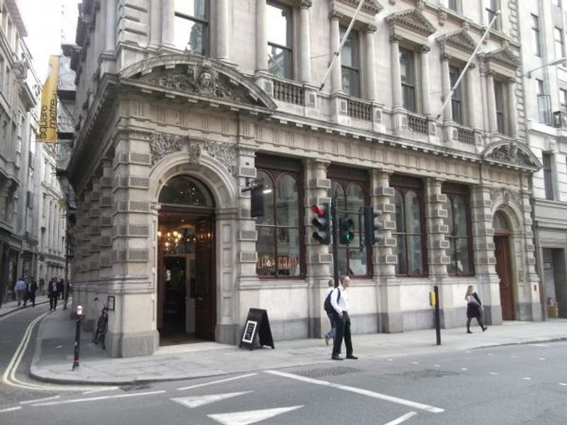 Silk & Grain London EC3 taken Sept 2014. (Pub, External, Key). Published on 17-11-2014