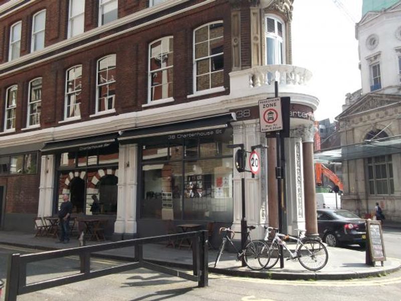 Charterhouse Bar London EC1 taken April 2014. (Pub, External). Published on 09-08-2014 