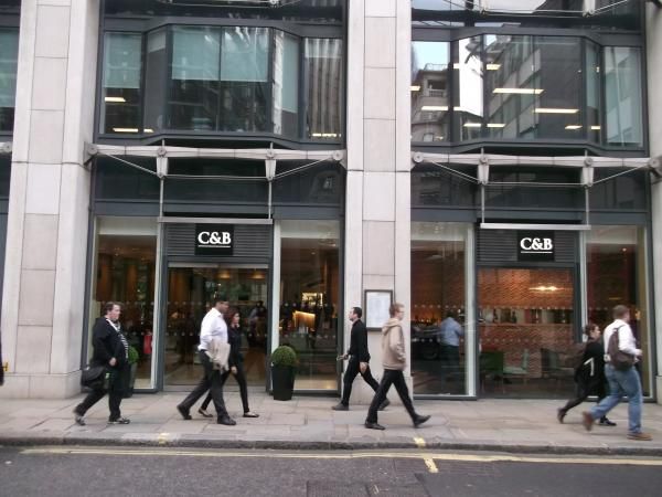 Corney & Barrow London EC2 taken Sept 2014. (Pub, External). Published on 31-10-2014