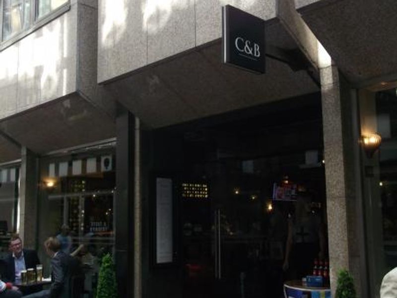 Corney & Barrow Masons Ave London EC2 taken May 2016. (Pub). Published on 19-05-2016