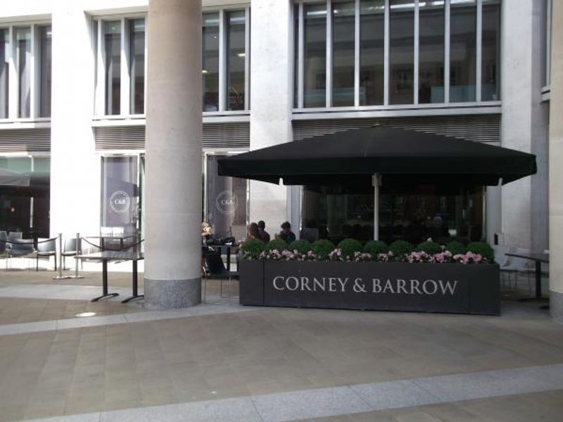 Corney & Barrow London, EC4 taken Aug 2015. (Pub, External). Published on 06-12-2015