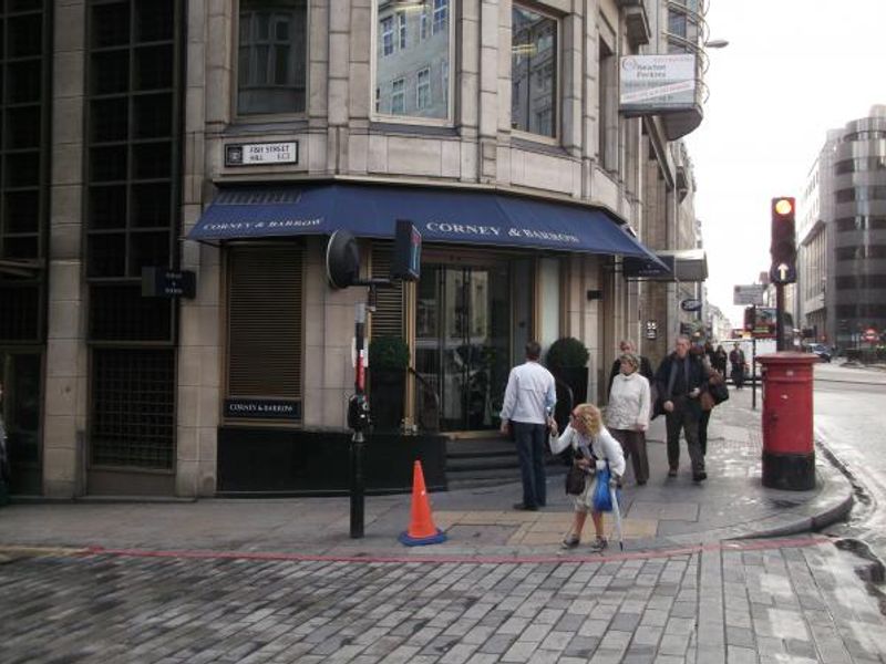 Corney & Barrow Eastcheap London EC3 taken Sept 2012. (Pub). Published on 28-04-2016