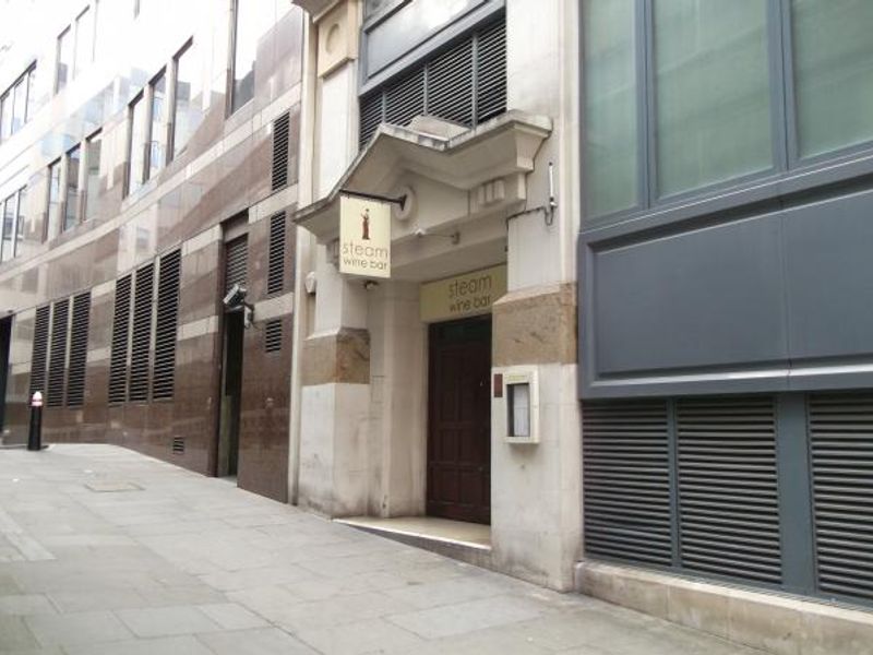 Steam Wine Bar London EC3 taken Sept 2012. (Pub). Published on 11-05-2016
