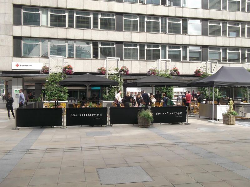 Refinery City Point London EC2 taken 30 June 2017.. (Pub, External). Published on 15-04-2019