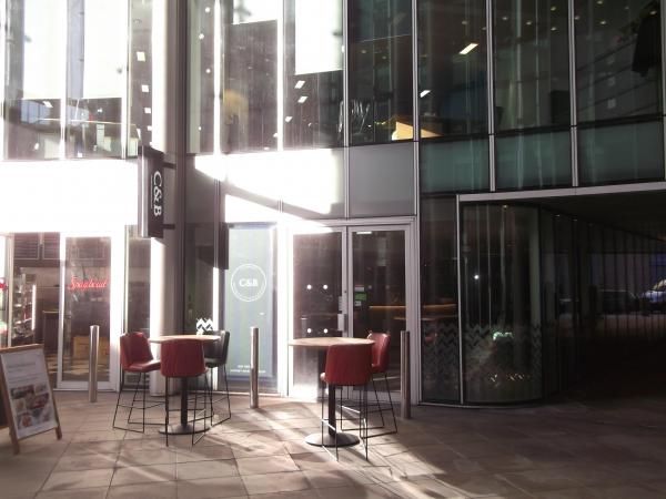 Corney & Barrow City Point London EC2 taken May 2016. (Pub). Published on 10-05-2016