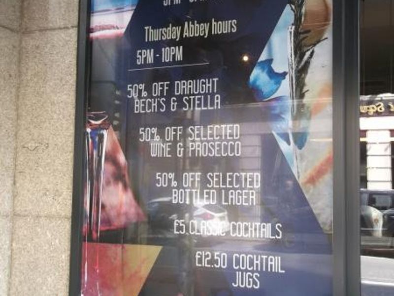 Abbey London EC3 taken May 2016. (Pub). Published on 19-05-2016