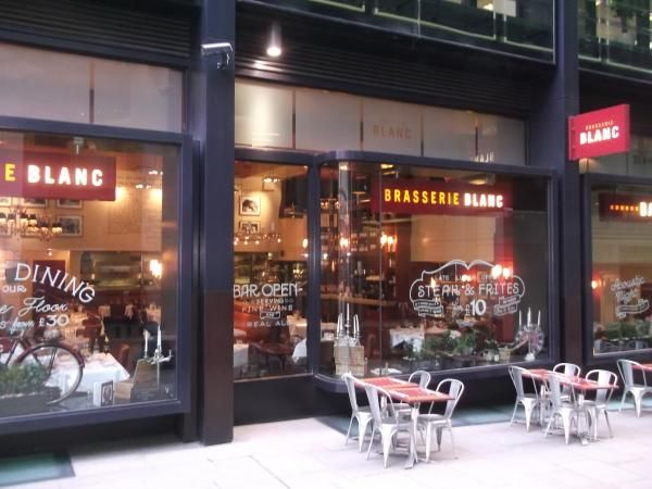 Brasserie Blanc London EC2 taken Sep 2014. (Pub, External, Key). Published on 28-01-2015