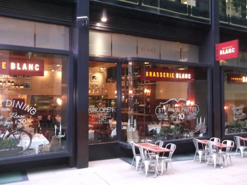 Brasserie Blanc London EC2 taken Sep 2014. (Pub, External, Key). Published on 28-01-2015