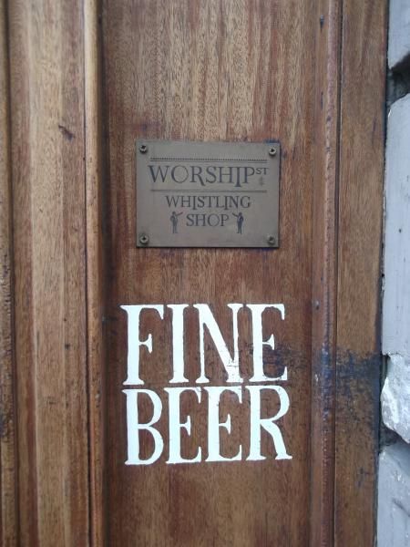 Whistling Stop London EC2 taken Nov 2014. (Sign). Published on 28-01-2015