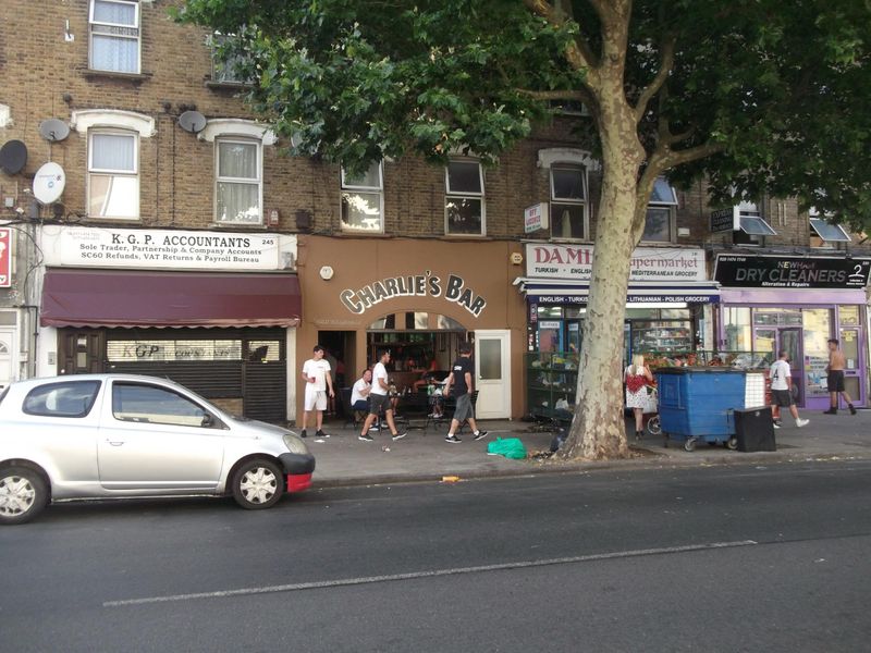 E13-Charlies Bar 247 Barking Road-20180708.. (Pub, Key). Published on 04-08-2018