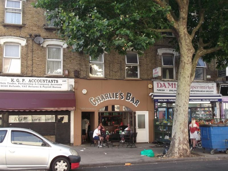 E13-Charlies Bar 247 Barking Road-20180708.. (Pub, External). Published on 04-08-2018 